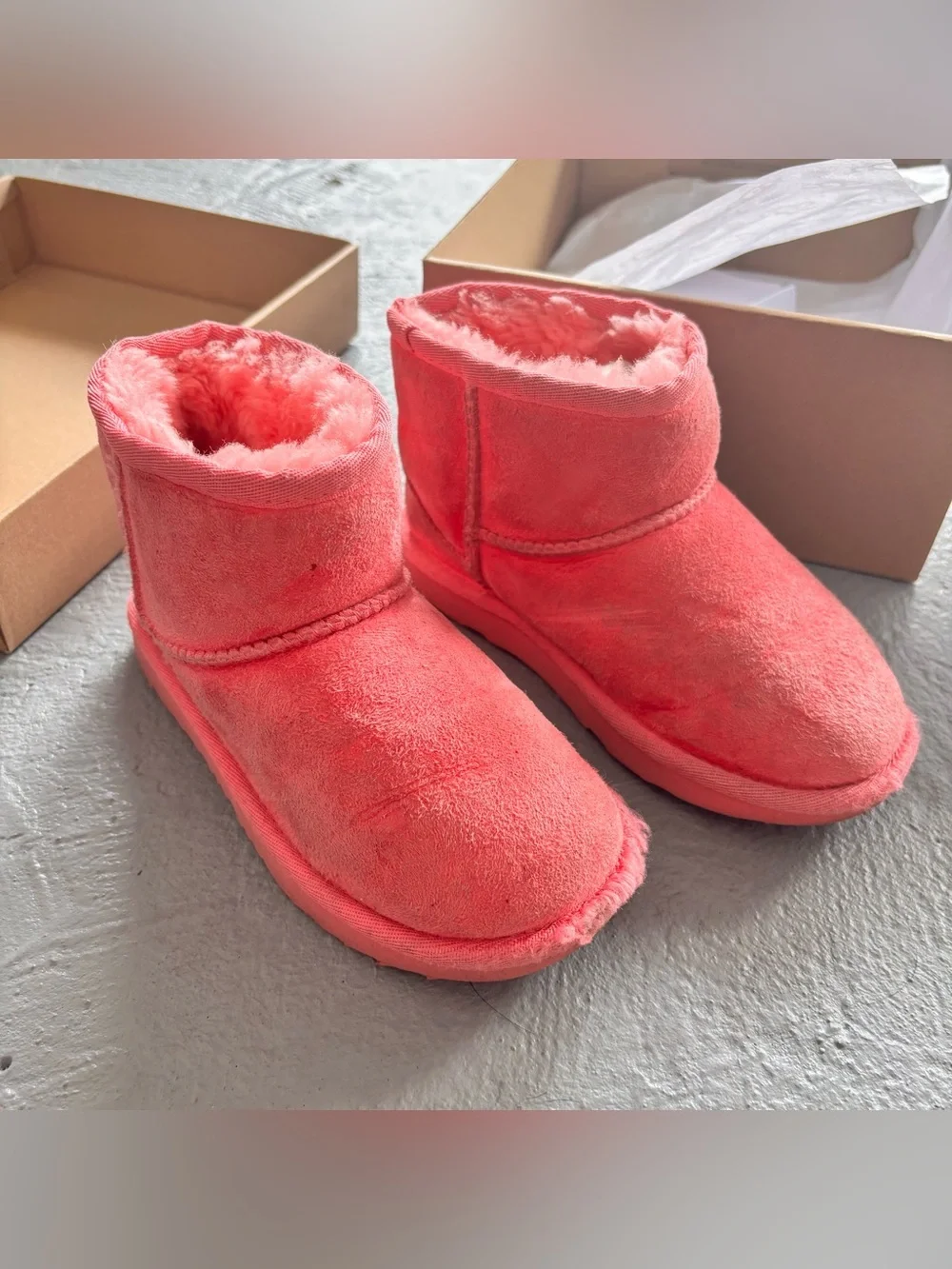 Ugg Classic 2 Mini Boot Pink Little Girls Size 12